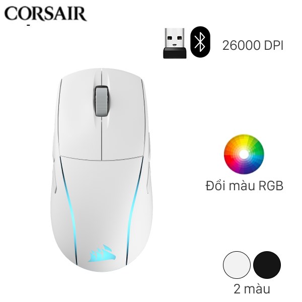 Chuột sạc Bluetooth Gaming Corsair M75